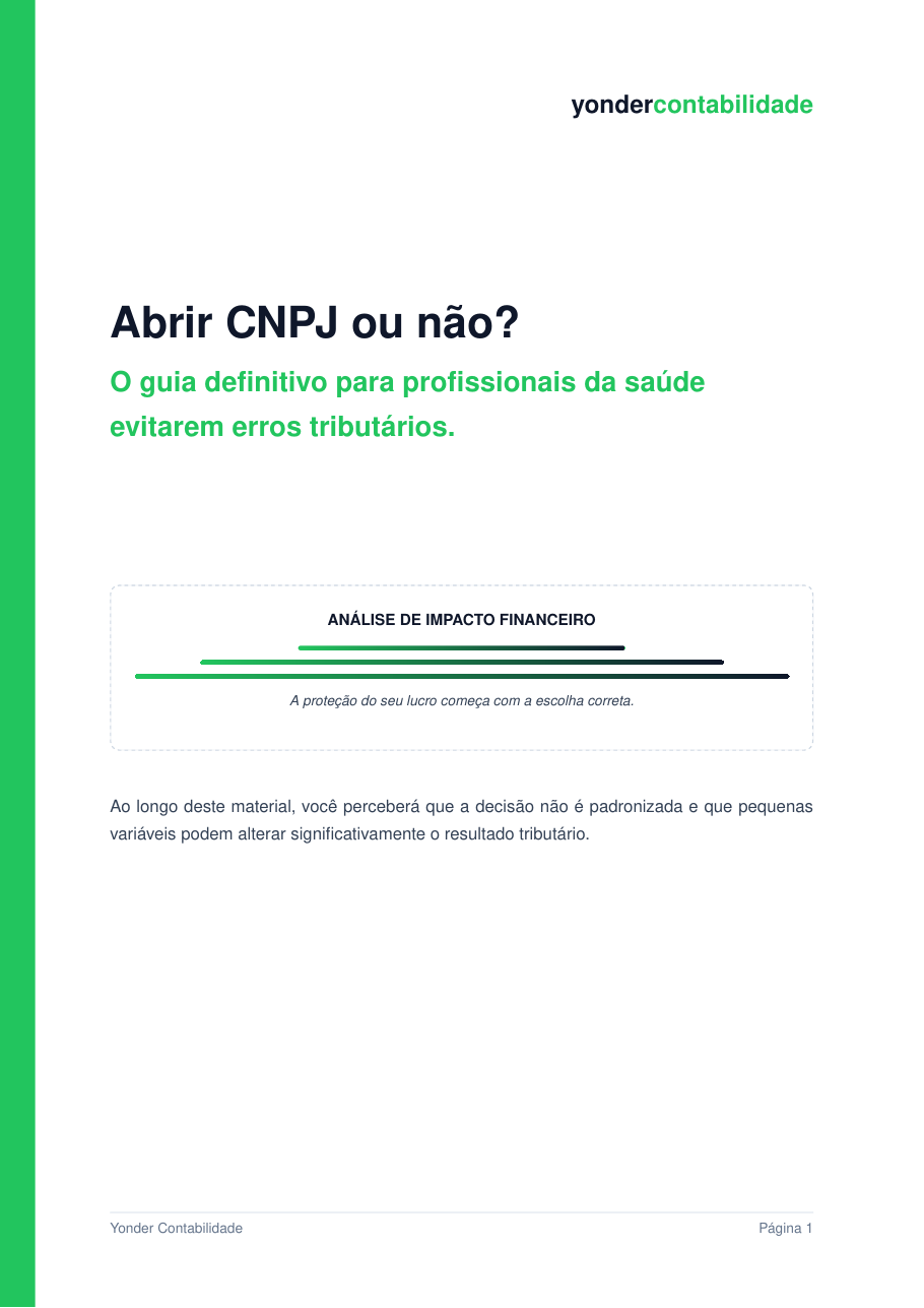 Capa do guia Abrir CNPJ ou não?